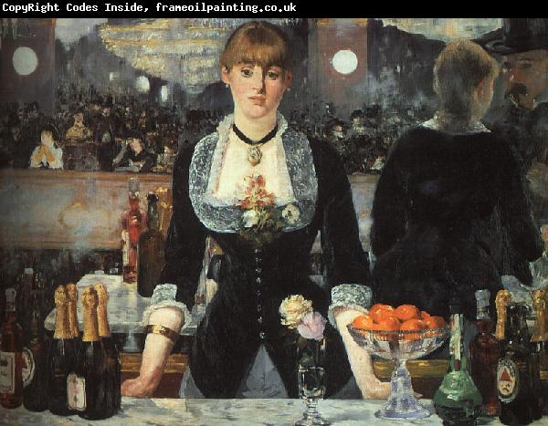Edouard Manet The Bar at the Folies Bergere